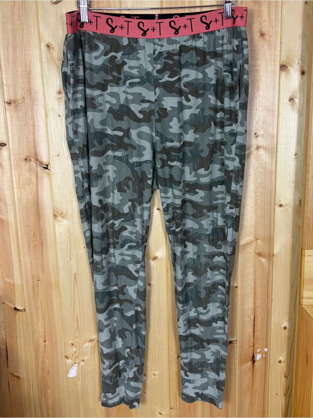Smash + Tess Camo Bamboo Blend Lounge Pants Joggers Medium Soft Stretch Pockets